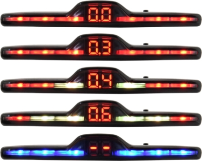 Compass parkovací asistent 4 senzory, WING, LED display