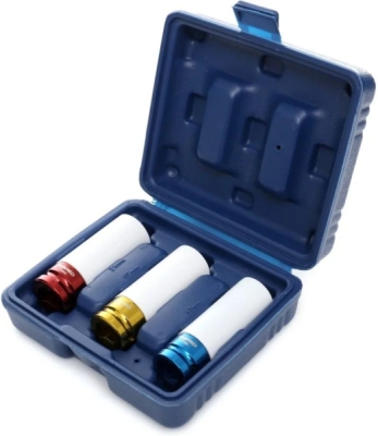 Nástrčné klíče 1/2" na hliníkové alu ráfky, 17, 19 a 21 mm, sada 3 ks, TA1253