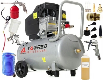 AKČNÍ SET SETTA301NM, Olejový kompresor 50l, 230V s příslušenstvím | 2800W