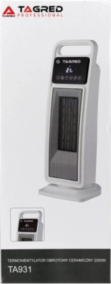 Tagred TA931, Sloupový termo ventilátor, rotační keramický ohřívač, 2000W