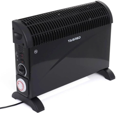 Tagred TA903, Elektrický konvektor s termostatem 2000W, turbo vzduchu, časovač, černý