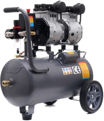 AKČNÍ SET SETTA3383M, Bezolejový kompresor 24l, 230V, 2 písty, 1100W + příslušenství
