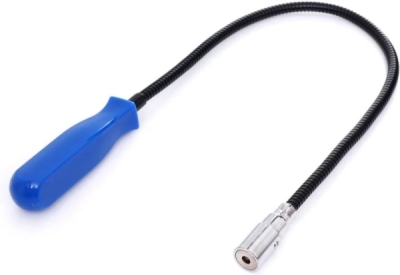 Elastický magnetický chyták s LED svítilnou na vytahování předmětů, 57 cm, TA4156