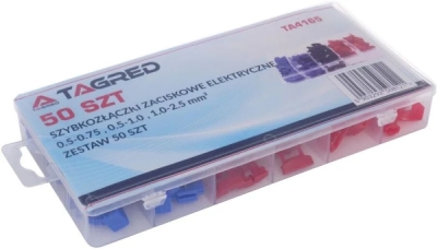 Tagred TA4165, Elektrické rýchlospojky | sada 50 ks | 0,5 - 2,5 mm