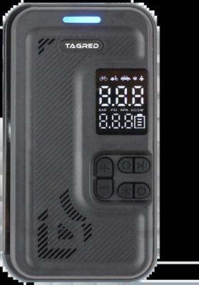 Tagred TA4230, Akumulátorový mini kompresor 8V 4000mAh s LED | 150 PSI | USB-C