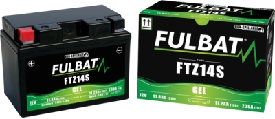 Továrně aktivovaná motocyklová baterie FULBAT FTZ14S (YTZ14S)