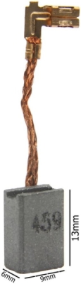 Náhradní uhlíky k elektrickému nářadí 6x9x13mm MAR-POL