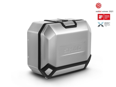 Kompletní sada hliníkových kufrů SHAD 130.kitTERRAbig37-25 TERRA, 37L topcase 36L/36L boční kufry, včetně montážní sady a plotny SHAD SUZUKI DL 650 V-Strom