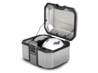 Kompletní sada hliníkových kufrů SHAD 130.kitTERRAbig48-26 TERRA, 48L topcase 47L/47L boční kufry, včetně montážní sady a plotny SHAD SUZUKI DL 650 V-Strom