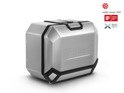 Kompletní sada bočních hliníkových kufrů SHAD 130.kitTERRAside-26 TERRA 47L/47L, včetně montážní sady SHAD SUZUKI DL 650 V-Strom