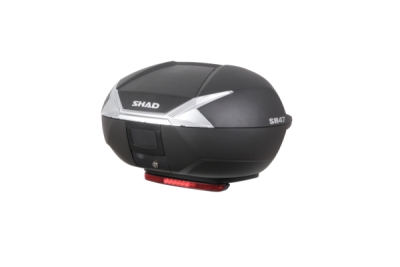 Vrchní kufr na motorku SHAD SH47 D0B47106 černá/bílá