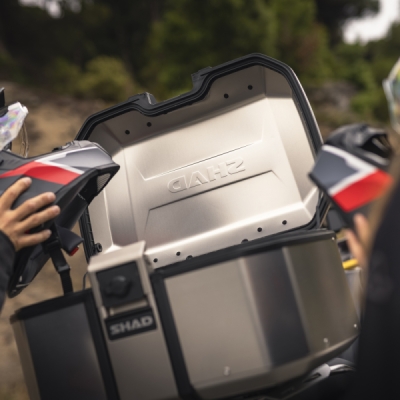 Vrchní hliníkový kufr na motorku SHAD Terra TR55 D0TR55100