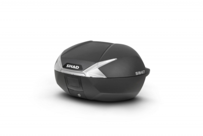 Vrchní kufr na motorku SHAD SH47 D0B47106 černá/bílá
