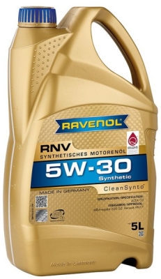 Motorový olej Ravenol 5W-30 RNV, 5L