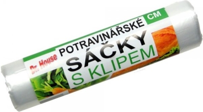 Dr. House potravinové sáčky s klipem 2 L 20/30 cm 100 ks