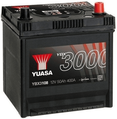 Autobaterie Yuasa YBX3000 SMF 12V, 50Ah, 400A, YBX3108