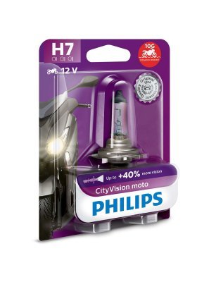 Žárovka Philips H7, CityVision Moto 12972CTVBW