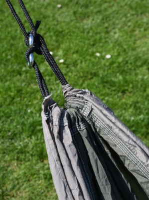 Houpací síť NYLON 275x137cm zeleno-hnědá Cattara 13565