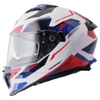 Integrální helma GMS ZG12701-124-L GELERO ZG12701 bílo-červeno-modrá L