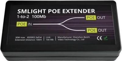 SMLIGHT PoE Extender 100Mb