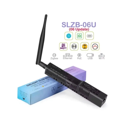 SMLIGHT SLZB-06U - Zigbee/Thread koordinátor s Ethernet PoE, Wi-Fi, Bluetooth a USB Passthrough