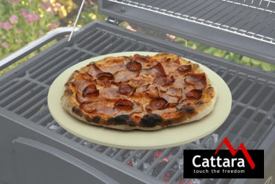 Grilovací plát kulatý Cattara PIZZA 38cm