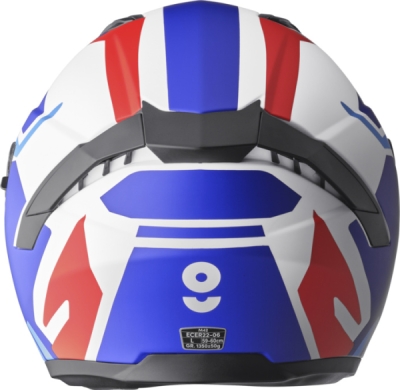 Otevřená helma GMS ZG11601-M42-XL VECTUS ZG11601 matná černá-petrolejová-červená XL