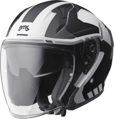 Otevřená helma GMS ZG11601-M31-2XL VECTUS ZG11601 černo-bílá 2XL