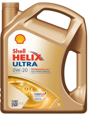 Motorový olej Shell Helix Ultra Professional AV-L 0W-20, 5L