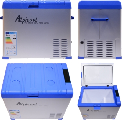 Chladicí box kompresor Compass 50l 230/24/12V -20°C BLUE