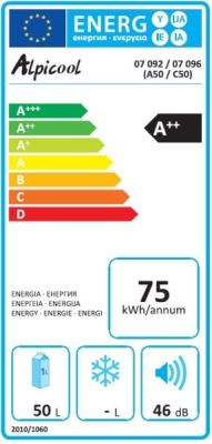 Chladicí box kompresor Compass 50l 230/24/12V -20°C BLUE
