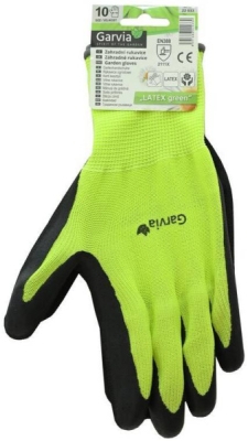 Rukavice zahradní vel. 10 LATEX green Garvia 22033