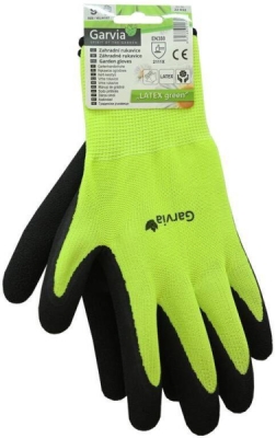 Rukavice zahradní vel. 9 LATEX green Garvia 22032