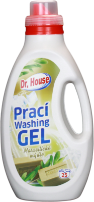 Dr. House gel na praní Marseillské mýdlo (25PD) 1,5 L