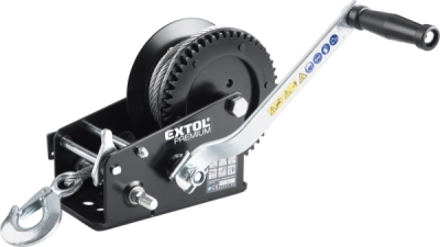 EXTOL PREMIUM naviják lanový s klikou, do 1350kg/10m lanko - 8861305