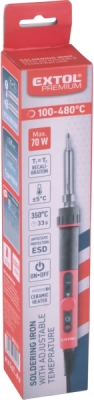 EXTOL PREMIUM páječka hrotová s regulací a kalibrací, 70W - 8894511