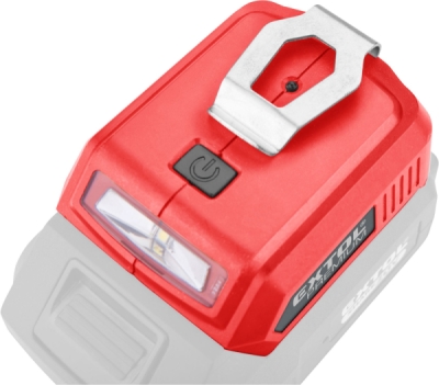 EXTOL PREMIUM nabíječka aku pro USB zařízení, se světlem, SHARE20V, bez baterie, 5V/2A - 8891896