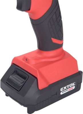 EXTOL PREMIUM pistole vytlačovací, vaničková aku SHARE20V, 20V Li-ion, 2Ah - 8891864