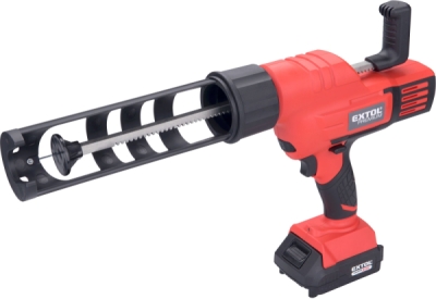 EXTOL PREMIUM pistole vytlačovací, vaničková aku SHARE20V, 20V Li-ion, 2Ah - 8891864