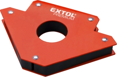 EXTOL PREMIUM magnet-úhelník svařovací, 45°-90°-135°, nosnost do 34kg - 8815190