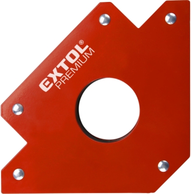 EXTOL PREMIUM magnet-úhelník svařovací, 45°-90°-135°, nosnost do 34kg - 8815190
