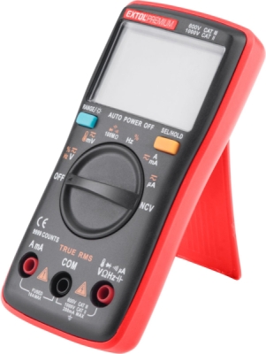 EXTOL PREMIUM multimetr digitální s automatickou volbou rozsahů - 8831254