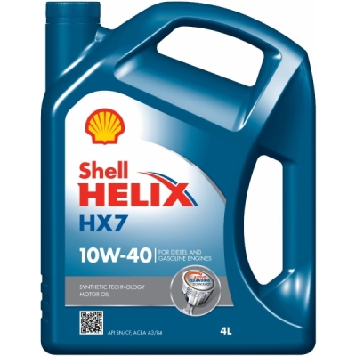 Motorový olej Shell Helix HX7 10W-40, 4L