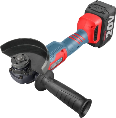 EXTOL PREMIUM uhlová brúska aku SHARE20V, 125mm, BRUSHLESS, 4Ah - 8891838