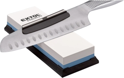 EXTOL PREMIUM brusný kámen na nože oboustranný/kombinovaný, F400/F1000, 180x60x28mm - 8855401