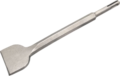 EXTOL PREMIUM plochý sekáč SDS PLUS lomený 15°, 250x14mm, šírka ostria 60mm - 8801511