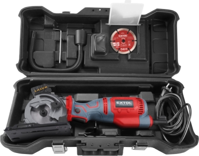 EXTOL PREMIUM kotúčová píla/rezačka s laserom, ponorná, 89mm, 705W - 8893023