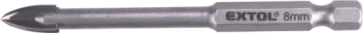 EXTOL PREMIUM vrták na sklo a keramiku karbidový, O 8mm - 8801888