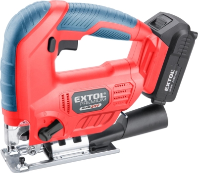 EXTOL PREMIUM pila přímočará aku SHARE20V, 20V Li-ion, 2Ah - 8891824
