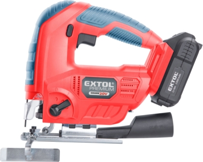 EXTOL PREMIUM pila přímočará aku SHARE20V, 20V Li-ion, 2Ah - 8891824